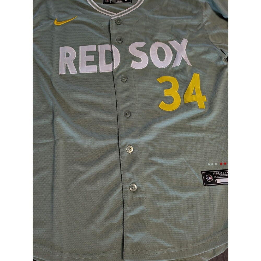 David Ortiz #34 Boston Red Sox 2025 City Connect Jersey Green Monster Small ⚾ - Picture 3 of 3